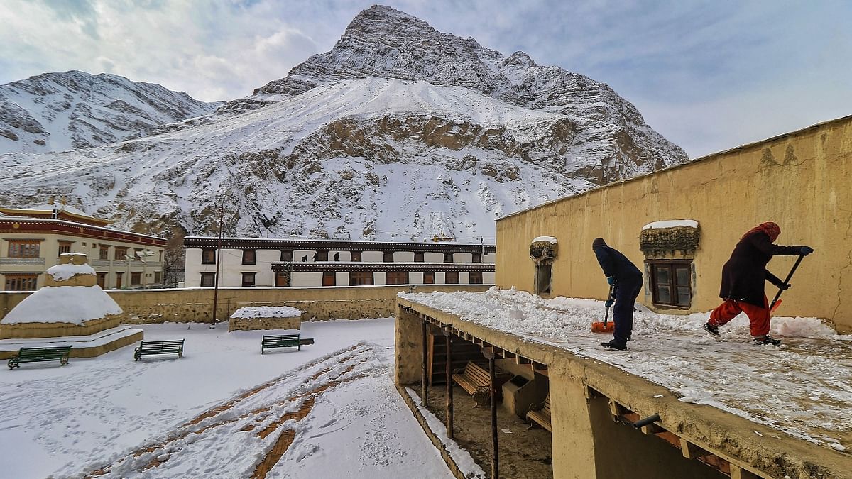 Spiti Valley | Spiti Valley is one of the best places in India to catch snowfall. While this place remains largely isolated from the world during peak winters because of extreme climatic conditions and heavy snowfall, one can’t overlook its natural beauty and cultural heritage. Credit: PTI Photo