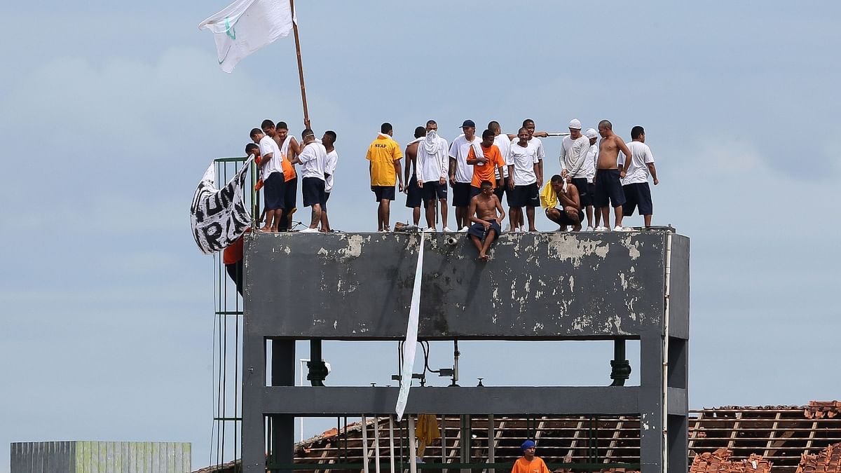 Rank 03 | Brazil - 8,35, 643 prisoners. Credit: AFP Photo