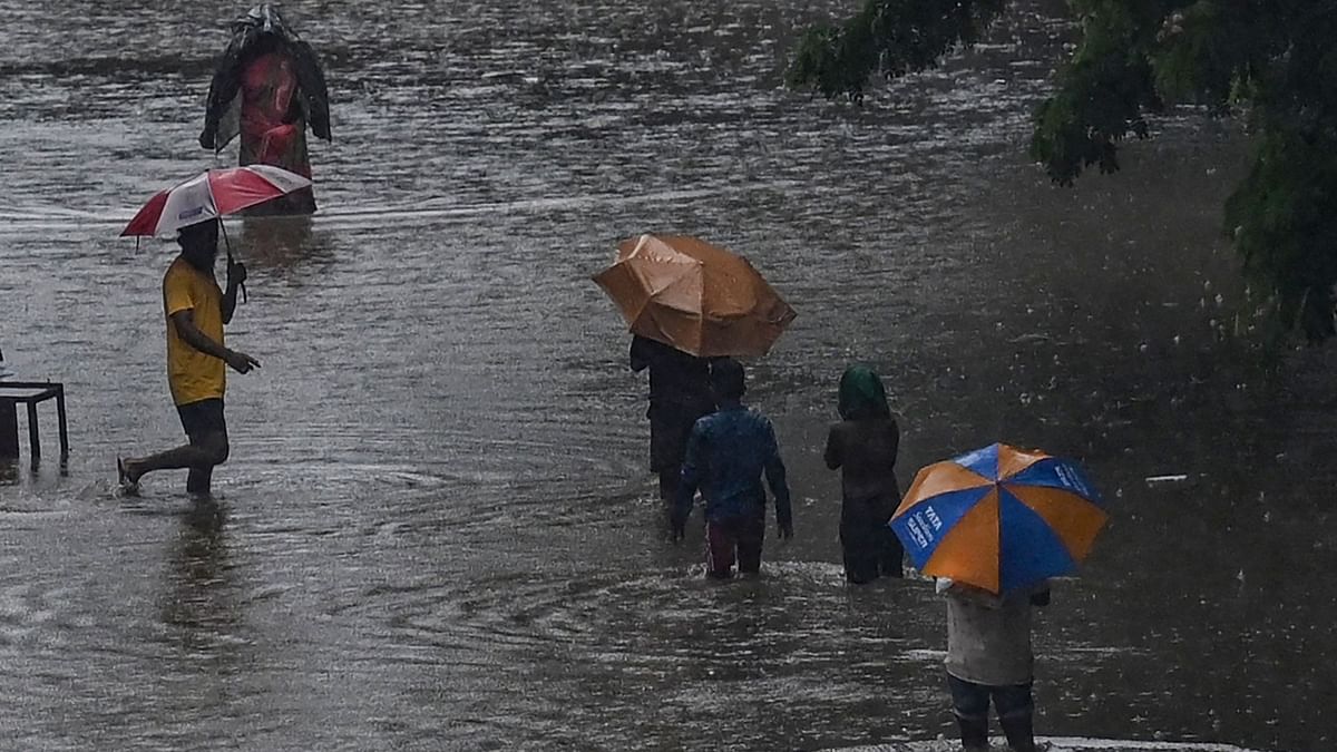 With northeast monsoon in full fury, the Tamil Nadu government has declared an Orange alert for seven districts and holiday for schools and colleges. Credit: AFP Photo