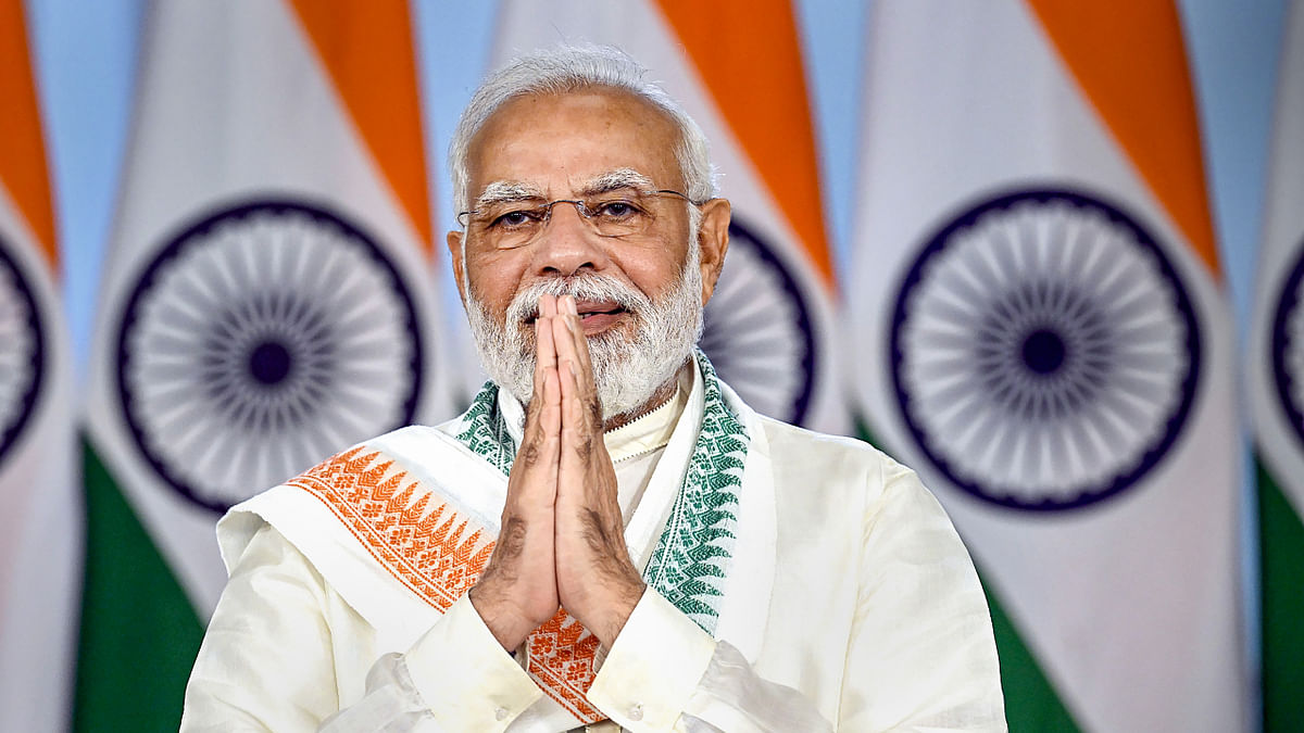 The Modi factor | BJP has a trump card in the form of PM Modi, who was the Chief Minister of Gujarat from 2001 to 2014 but his sway over the state is still intact. Credit: PTI Photo