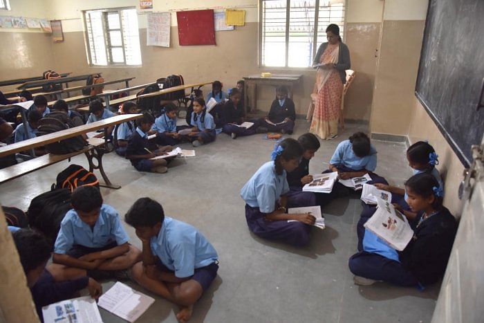 Lack of basic education and health facilities in remote areas | The classrooms that are constructed in remote rural areas have a dearth of teachers. And if teachers are recruited, there is a lack of classrooms. Credit: DH Photo
