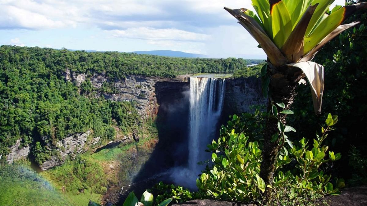 View of the Kaieteur Falls, located at the Kaieteur National Park in the Potaro-Siparuni region of Guyana. Credit: AFP Photo