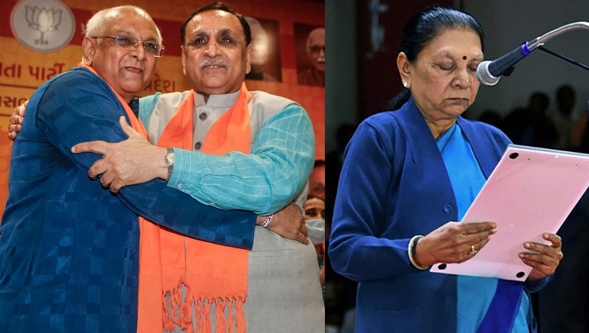 In the past eight years, Gujarat has seen three new Chief Ministers, including the state’s very first female CM, Anandiben Patel. Credit: PTI Photos