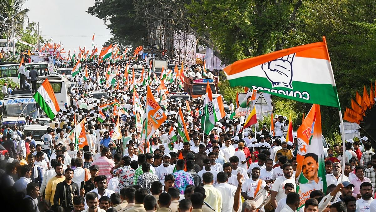 From 1962 to 1995, Congress had varying levels of success in the state. In the 1980s, the party came back strong after facing a defeat in 1975. They made an impact using the KHAM formula and won 149 out of 182 seats, one of the highest majority in Gujarat’s history. Credit: PTI Photo