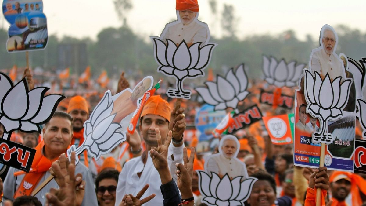Since 1995, Gujarat has been a BJP bastion. BJP has dominated Gujarat consecutively for six terms. Credit: PTI Photo