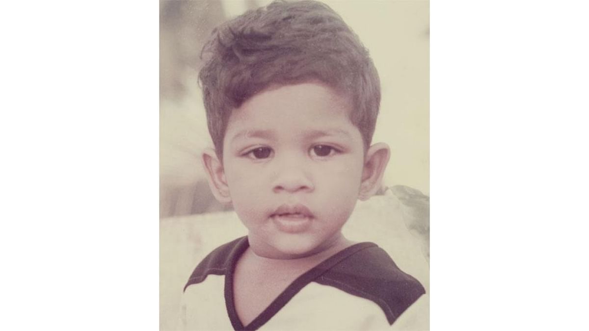 One of the most heartwarming pictures on social media is this childhood picture of Tollywood superstar Allu Arjun. Credit: Special Arrangement