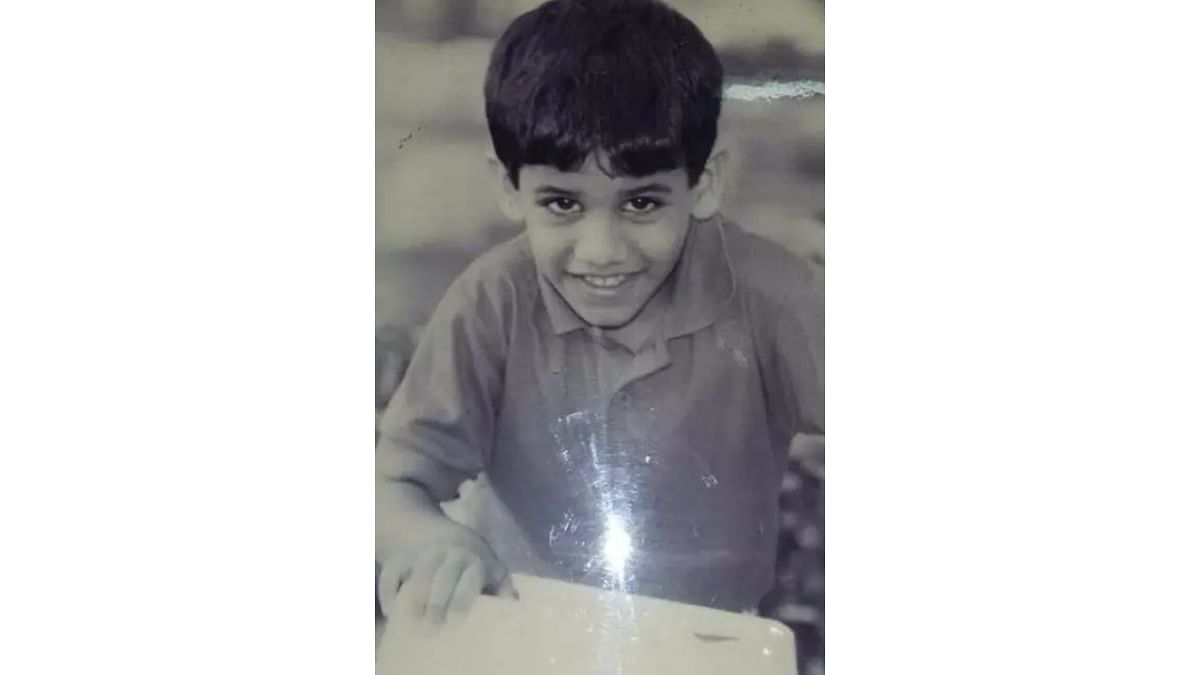 This childhood picture of Naga Chaitanya will make you go 'aww'! Credit: Special Arrangement