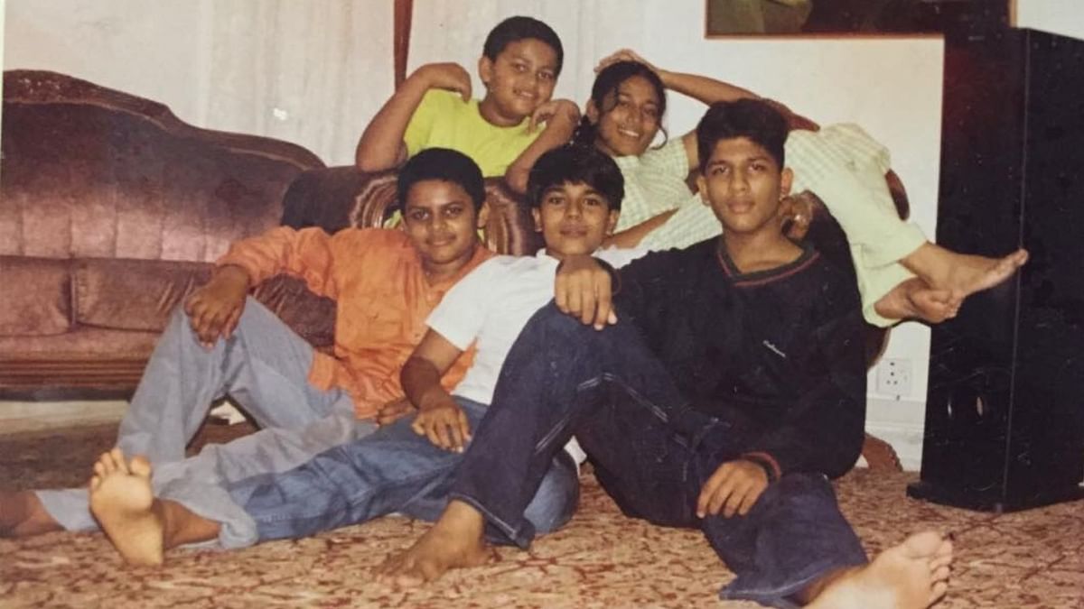 This childhood picture of Allu Arjun, Ram Charan, Varun Tej and others is priceless. Credit: Instagram/@varunkonidela7