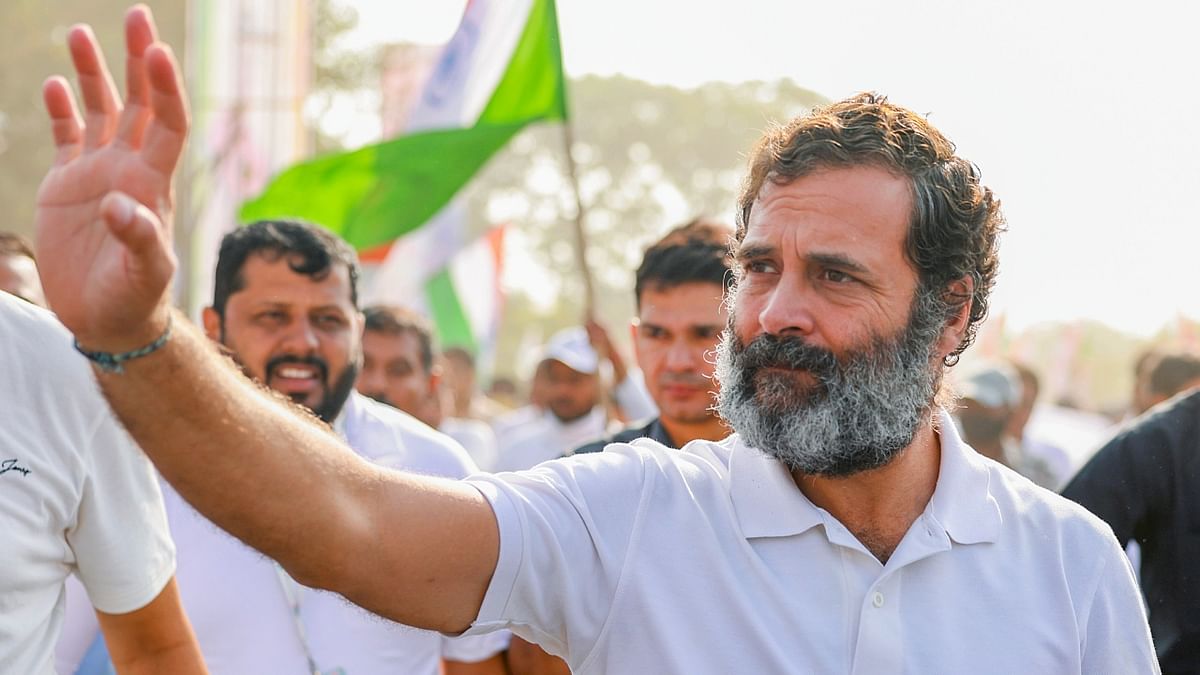 The Congress's mass outreach initiative will cover a distance of 382 km across five districts of Maharashtra before entering Madhya Pradesh on November 20. Credit: AICC