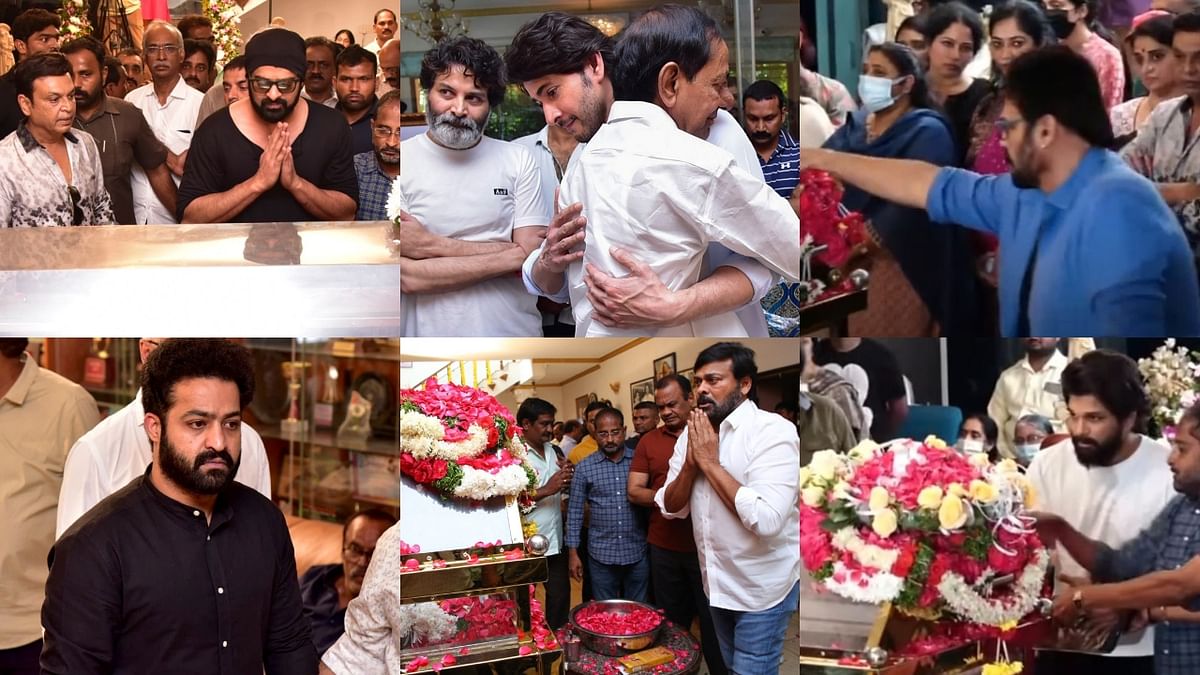 Krishna's Funeral: Celebrities pay their last respects to Mahesh Babu's father