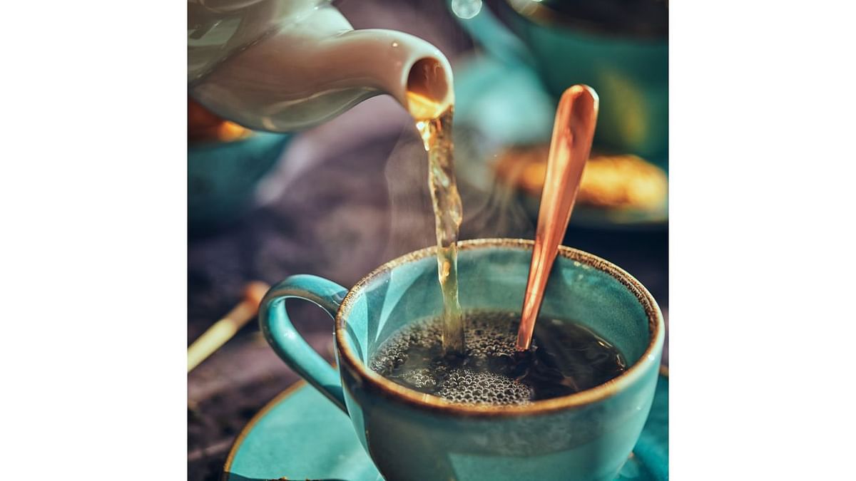 Black Tea: A warm tea can keep you awake for hours due to its caffeine-rich composition. However, it's best to avoid consuming it with milk as it may cause minor heartburn. Credit: Getty Images