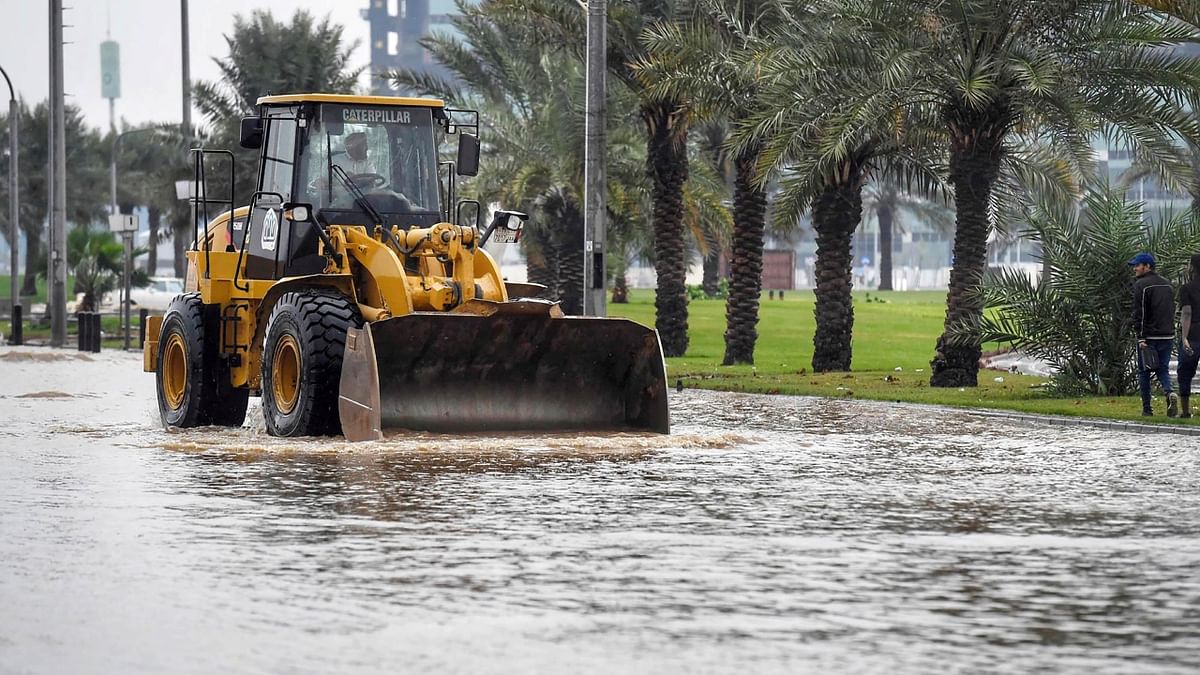 The Saudi civil defence representative in Mecca took to Twitter and warned citizens to not venture out during the deluge unless it’s extremely urgent. Credit: Reuters Photo