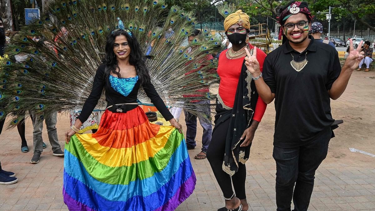 Several participants took selfies and photos and carried out a small procession inside the venue. Credit: DH Photo/SK Dinesh