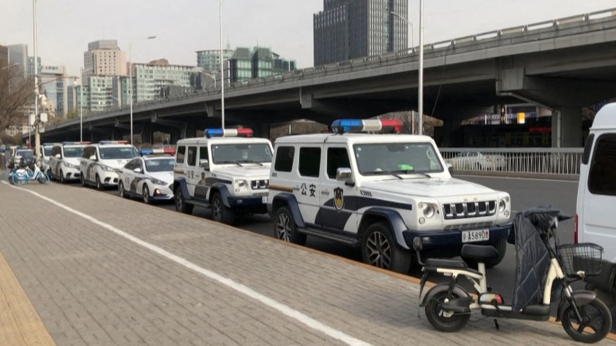 China's major cities of Beijing and Shanghai were blanketed with security on November 29 in the wake of nationwide rallies calling for political freedoms and an end to Covid-19 lockdowns. Credit: AFP Photo
