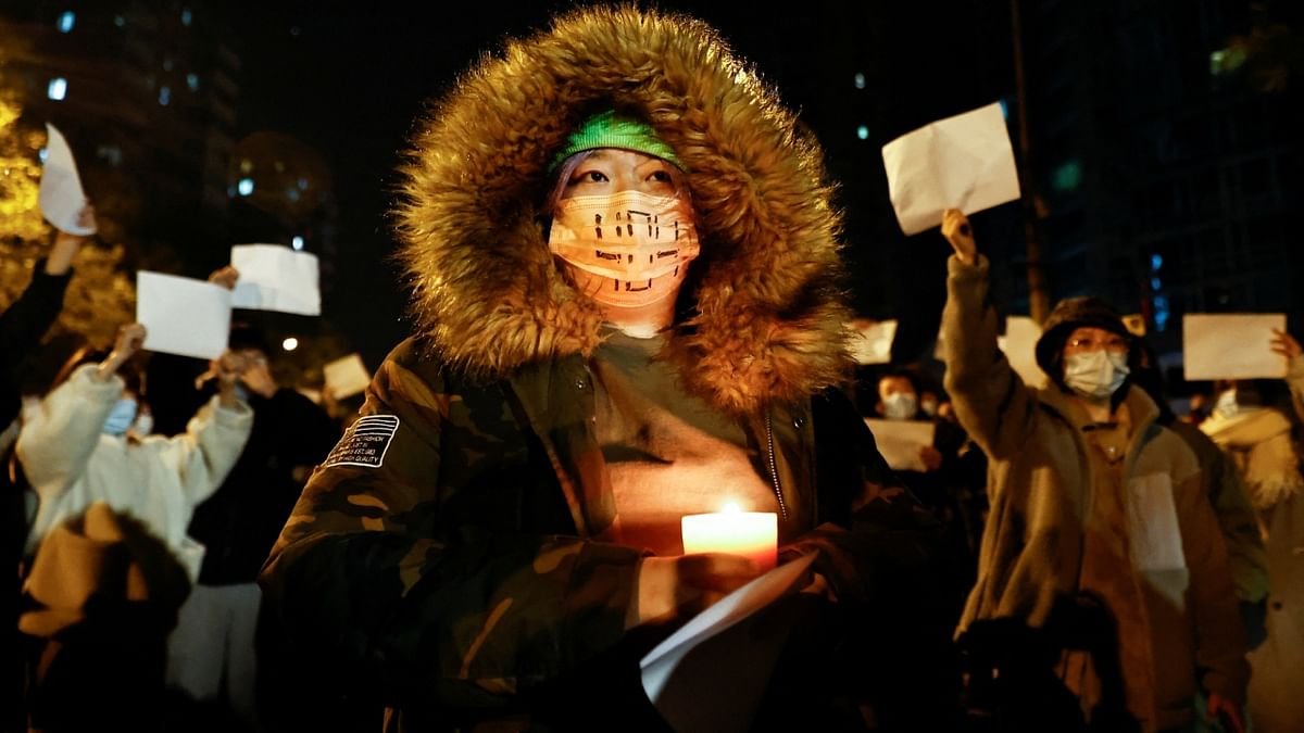 A deadly fire last week in Urumqi, the capital of the northwestern region of Xinjiang, was the catalyst for the wave of outrage, with protesters taking to the streets in cities around China. Credit: Reuters Photo