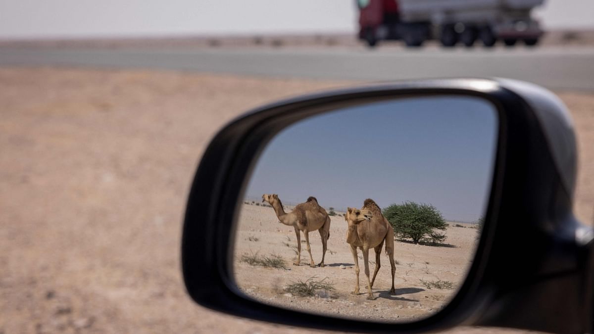 Keeping an eye up front is important, but not enough. Alertness in all directions is key for a safe drive. Side mirrors help in keeping a check. Credit: AFP Photo