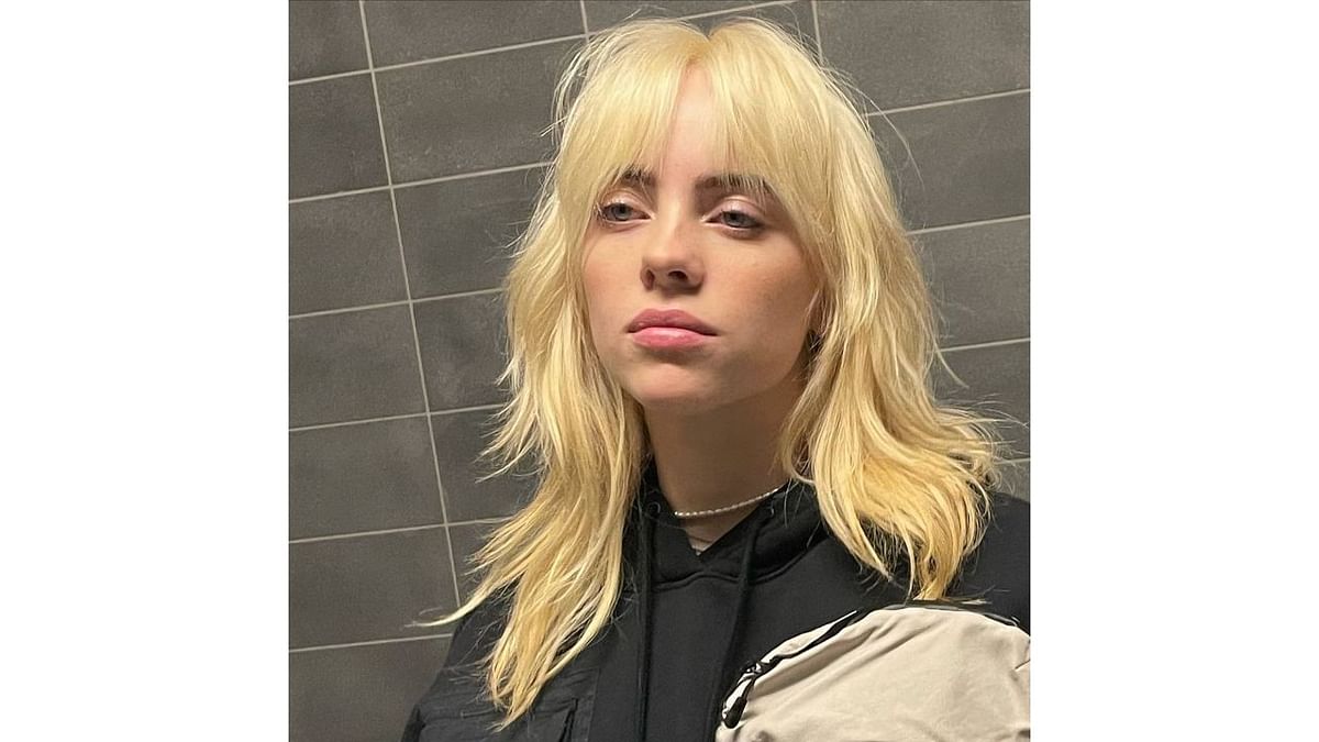 Rank 10 | American singer-songwriter Billie Eilish's blonde hair post fetched her 22.6 million likes. Credit: Instagram/@billieeilish