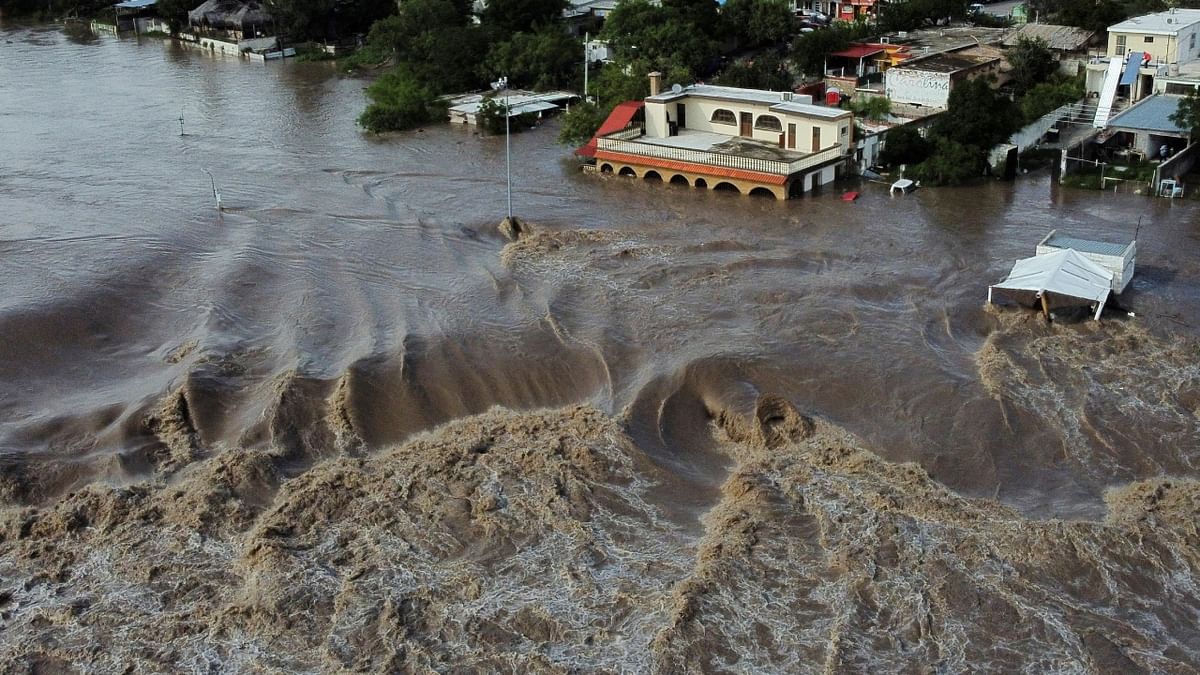 A view of the damage caused by the overflow of the Sabinas river caused by heavy rains, in Sabinas, Coahuila state, Mexico. Credit: Reuters Photo