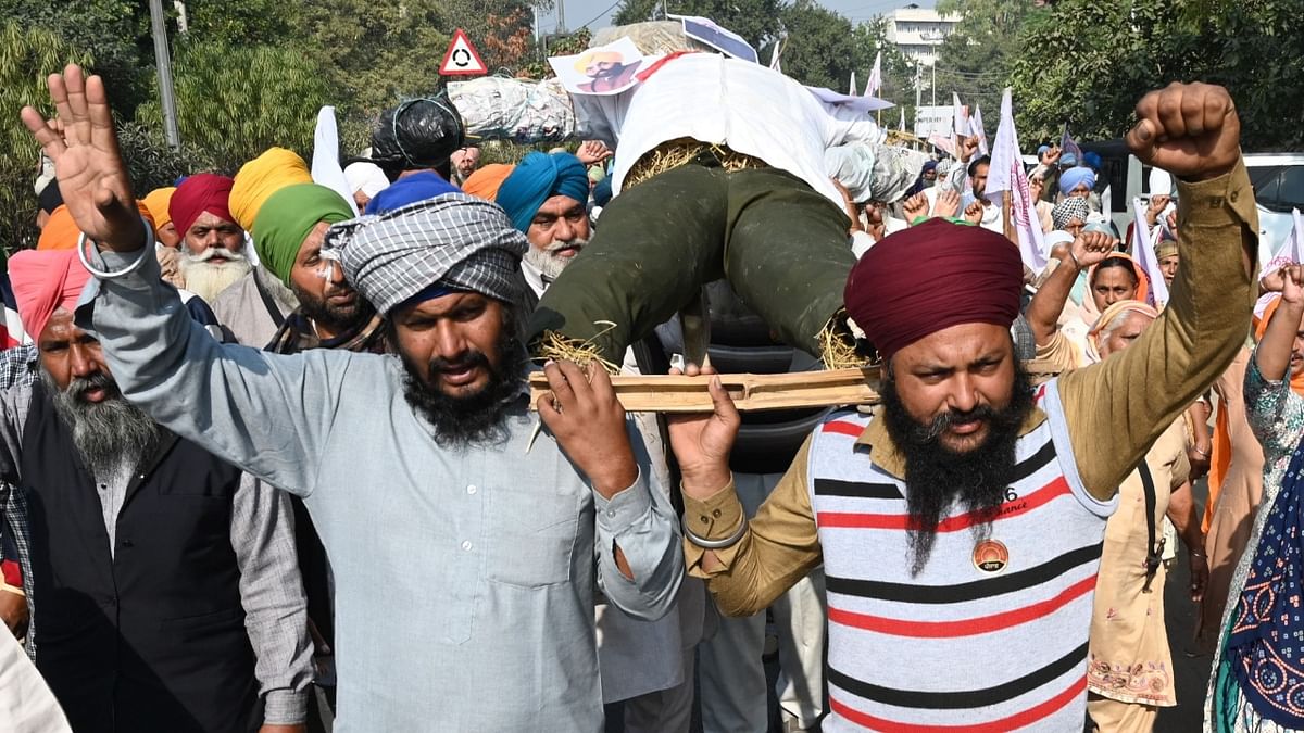 The incident created a political uproar with Oppositions attacking the ruling  Aam Aadmi Party (AAP) in Punjab. Credit: AFP Photo