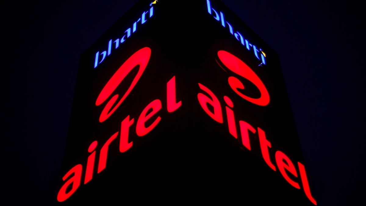 Telecommunications company Bharti Airtel ranked at number 6 with a total market value of Rs 4.89 lakh crore. Credit: Reuters Photo