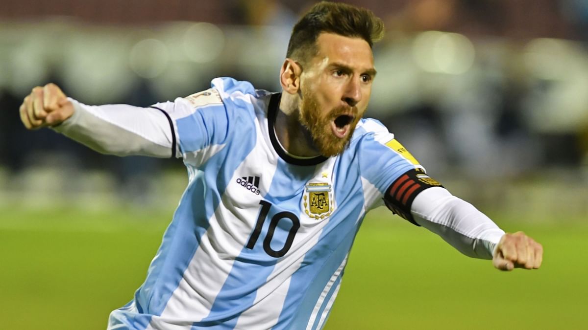 Apart from the record for most caps, Messi also holds the record for most goals for Argentina. Credit: AFP Photo