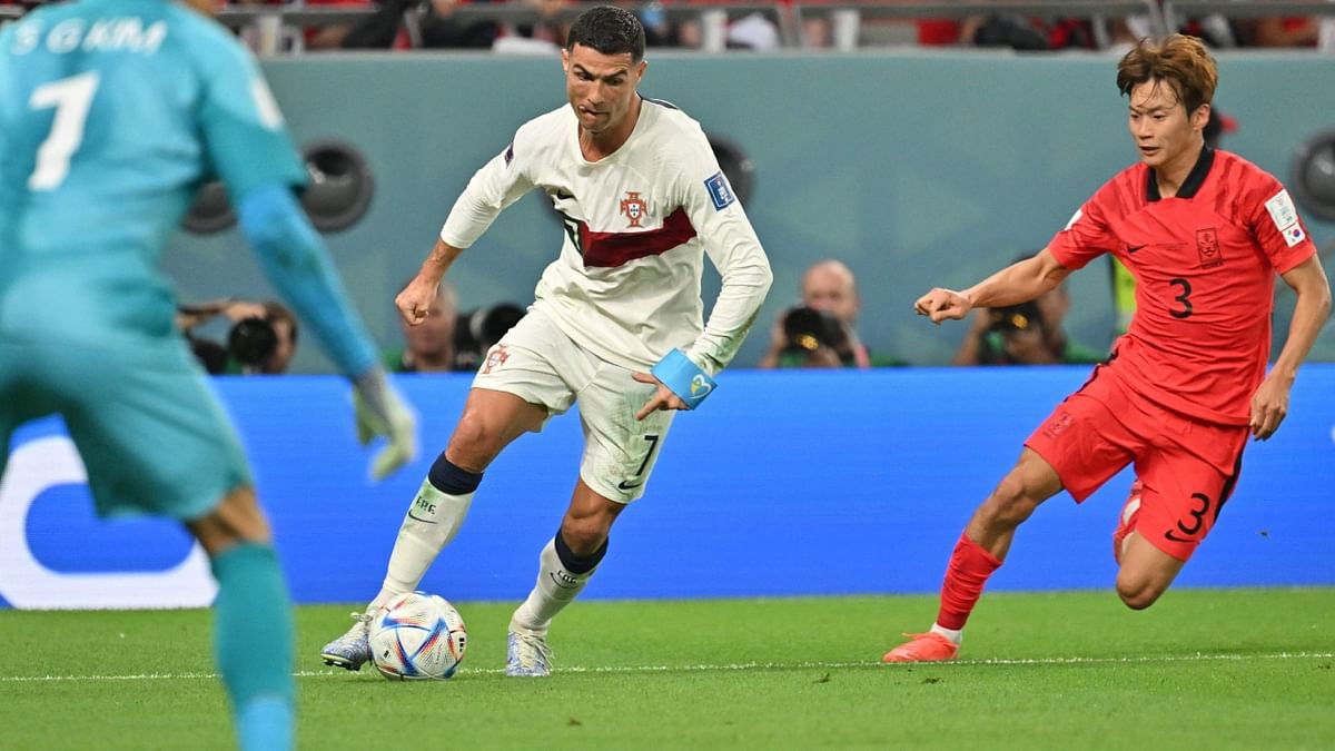 Cristiano Ronaldo: The first player to score in five football World Cups, CR7 started his 2022 World Cup fandom while scoring a penalty against Ghana. After winning the European championship in 2016, will Ronaldo be able to make an exceptional addition to his shrined cabinet of trophies as this could be his last World Cup appearance? After having a goal taken away from him, Ronaldo seems eager to prove the haters wrong in upcoming matches. Credit: AFP Photo