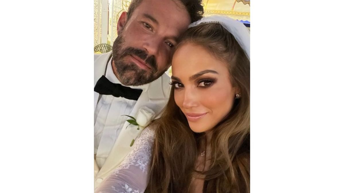 Celebrity couple Jennifer Lopez and Ben Affleck tied the knot in Las Vegas in mid-July. Credit: Special Arrangement