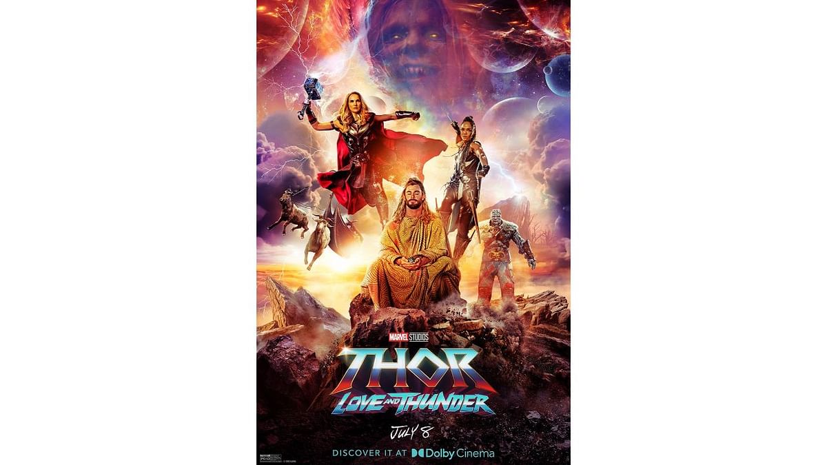 The only Hollywood film on the list is 'Thor: Love and Thunder'. Credit: Special Arrangement