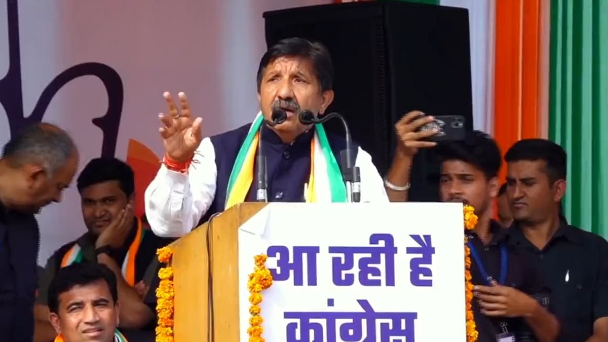 Mukesh Agnihotri, who was elected from Haroli, is hopeful that the party high command would recognise his work and will be given a chance to run the state. Credit: Twitter/@AgnihotriLOPHP