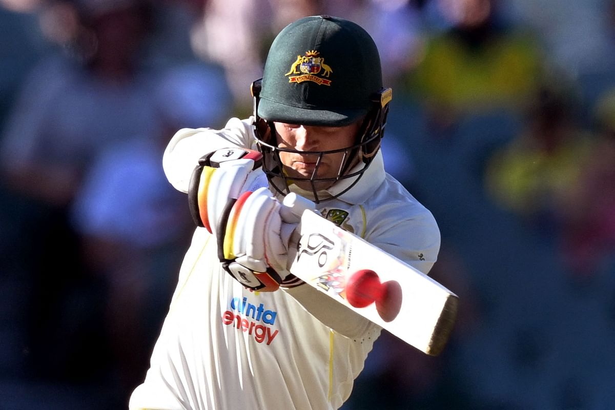 Australian batsman Alex Carey pulls a delivery away on the second day of the second cricket Test match between Australia and the West Indies at the Adelaide Oval. Credit: AFP Photo