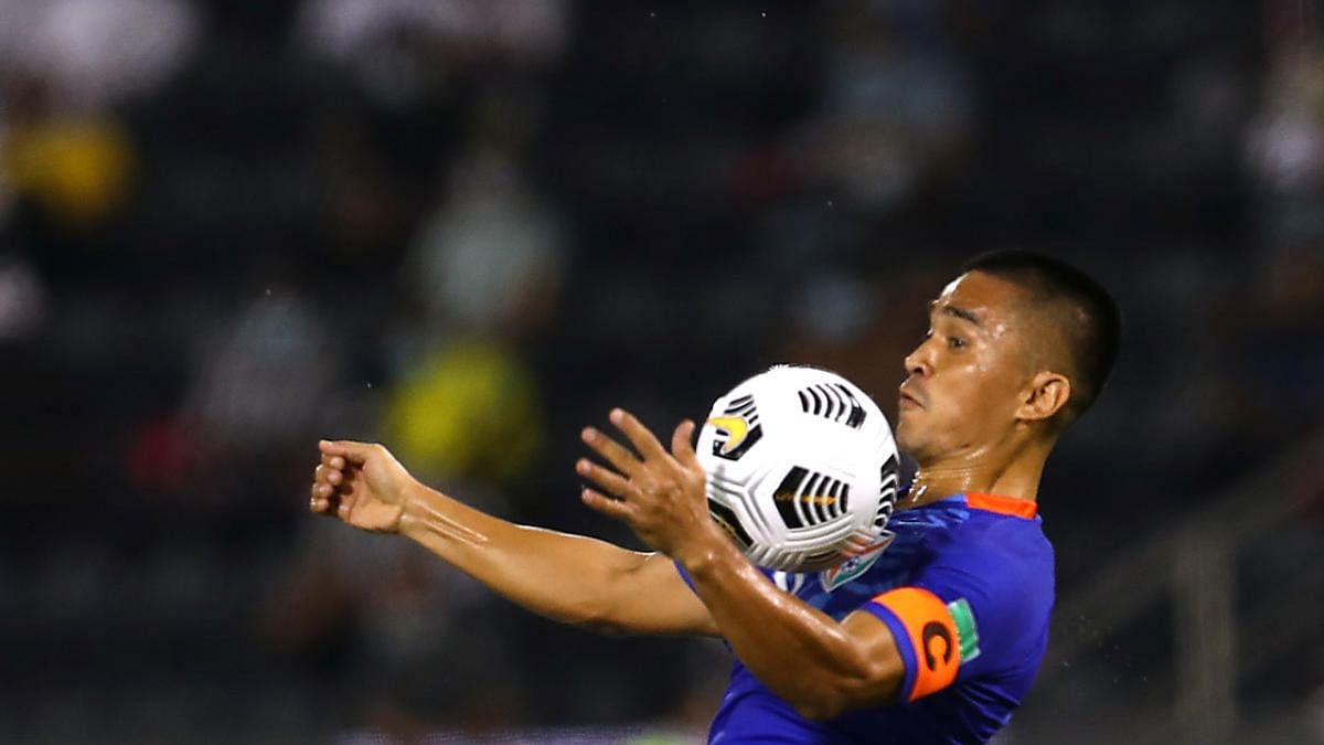 India's Sunil Chhetri netted 84 goals in 131 international appearances. Credit: Reuters Photo