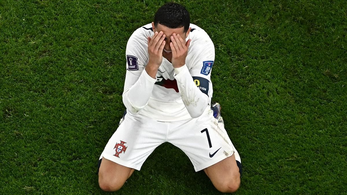 This World Cup has been much tougher for Ronaldo. While in Qatar, he parted ways “by mutual agreement” with his club team, Manchester United, a week after he criticised management in an interview and charged the club with betraying him. Credit: AFP Photo