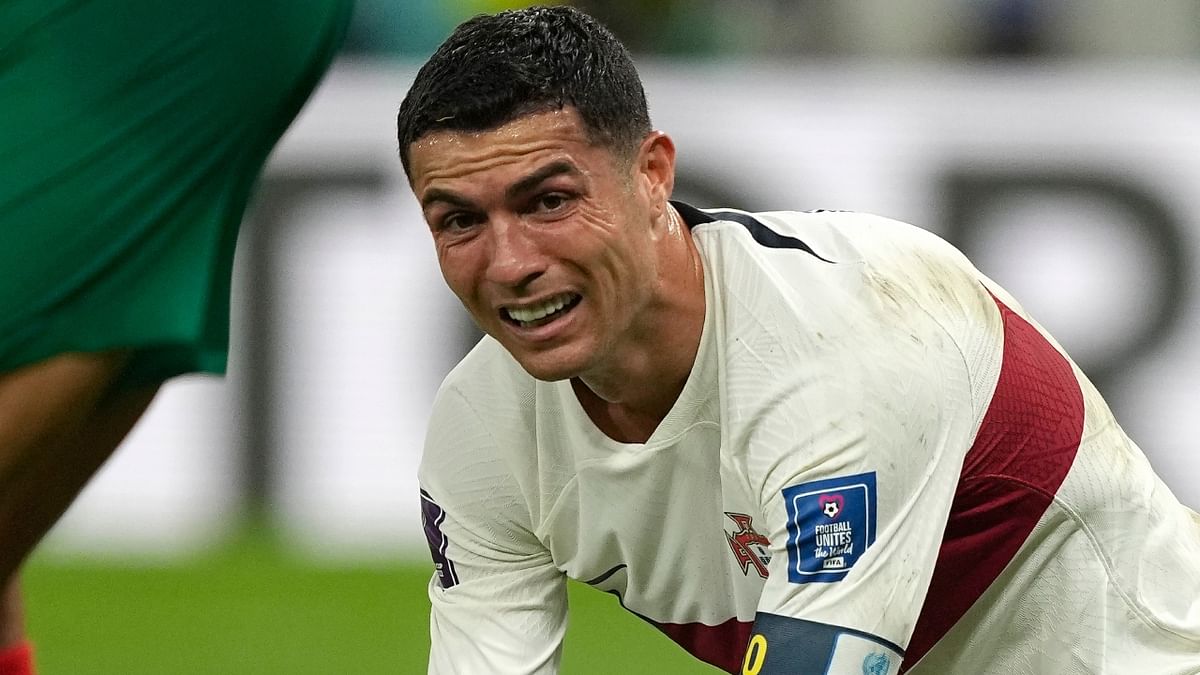 One of the most decorated players to never have won a World Cup, Ronaldo had been reduced to a substitute player of late, and was seen in tears as Portugal left the World Cup. Credit: AP/PTI Photo