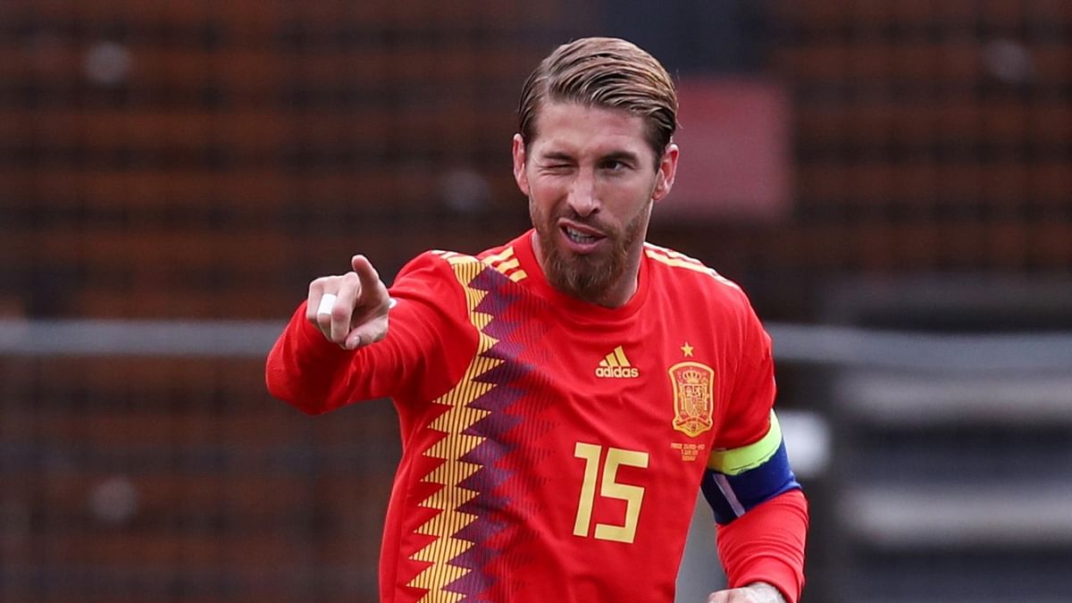 Real Madrid legend, two-time Euro winner, and one-time World Cup champion Sergio Ramos, unsurprisingly, makes this list too, with  180 caps to his name. Credit: Reuters Photo