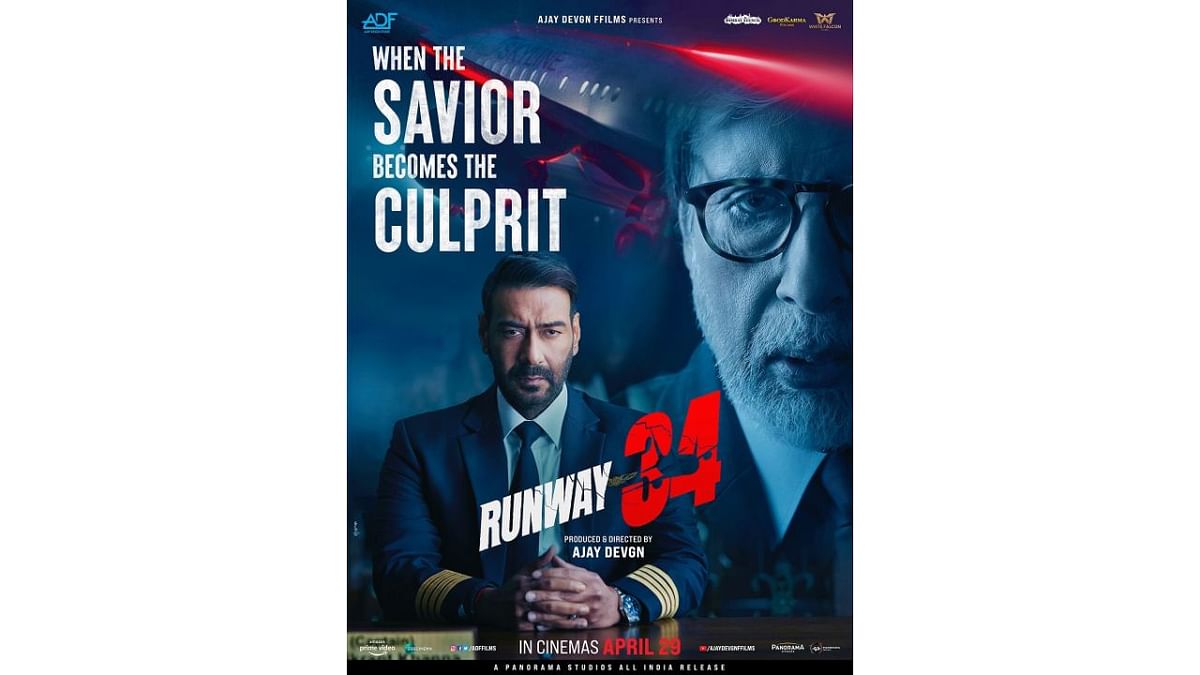 Runway 34: Despite having legendary actors like Ajay Devgn and Amitabh Bachchan, the film tanked at box office. Credit: Special Arrangement