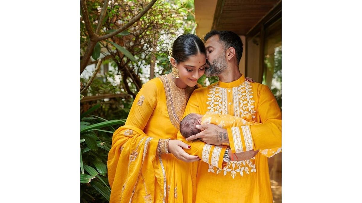 Bollywood actress Sonam Kapoor Ahuja and her businessman husband Anand Ahuja welcomed their baby boy Vayu on August 20. Sonam and Anand tied the knot in May 2018 after being in a relationship. The two announced their pregnancy in March 2022. Credit: Instagram/@sonamkapoor