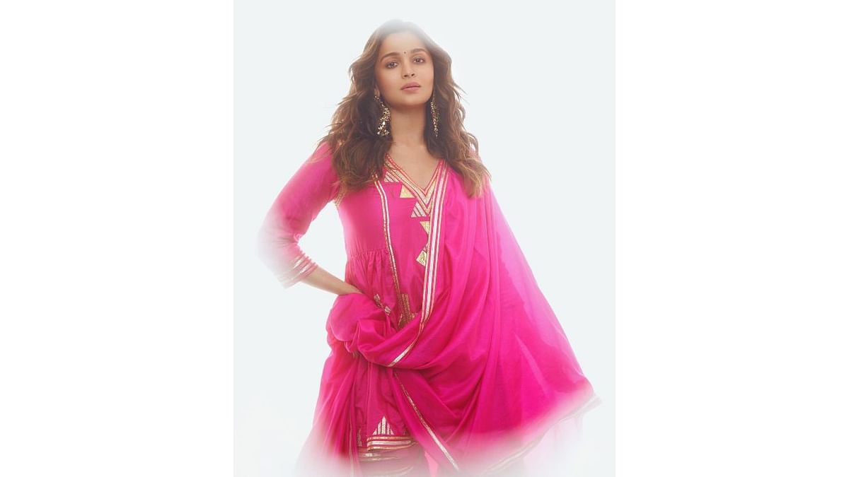 Fourth on the list is Alia Bhatt, who remains the number one actor in Bollywood with multiple movie successes -- 'Gangubai Kathiawadi', 'RRR', 'Darlings' and 'Brahmastra: Part One – Shiva' -- and for signing 'Heart of Stone', her first Hollywood film. Credit: Twitter/@aliaabhatt
