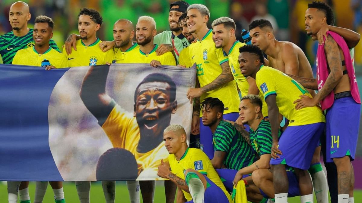 Brazil, the World Cup favourites, crashed out eventually, but not before some stunning displays from the likes of Richarlison. However, the South American nation's touching tribute to their legend - Pele - who has been having health problems, stands out in the tournament. Credit: AFP Photo