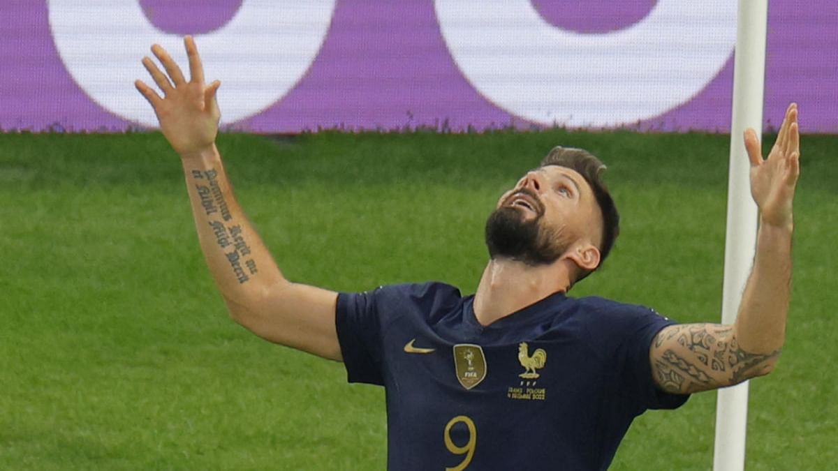 Speaking of individual accomplishments, this World Cup has been one of the records for Olivier Giroud, who was likely not to start when Karim Benzema was fit. However, the Real Madrid forward's injury paved the way for the former Arsenal player, who managed to become France's all-time highest goalscorer with 52 goals this World Cup. Here Giroud celebrates his team's goal against Poland in the match which saw the 36-year-old reaching new heights. Credit: AFP Photo