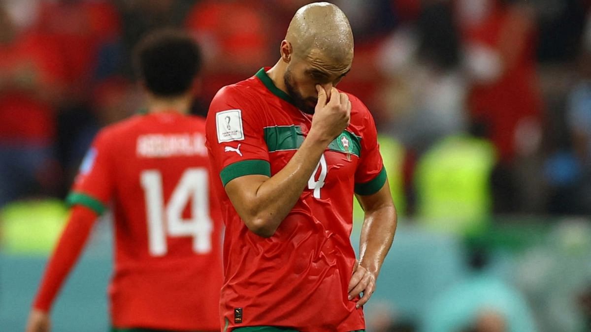 In a World Cup full of inspiring moments, Morocco managed to make history, going to the semis for the first time. The African nation conceded their first goal in the World Cup against France, and even then put on a valiant display before exiting. In their journey, Morocco managed to knock out heavyweights like Spain and Belgium. Here the Moroccan players react after being knocked out by France. Credit: Reuters Photo