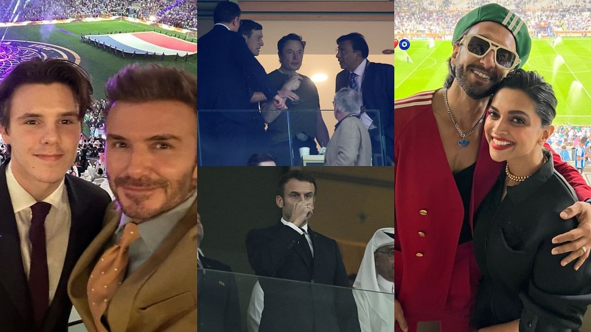 FIFA World Cup 2022: Elon Musk, Emanual Macron to Ranveer Singh, famous people at Lusail Stadium