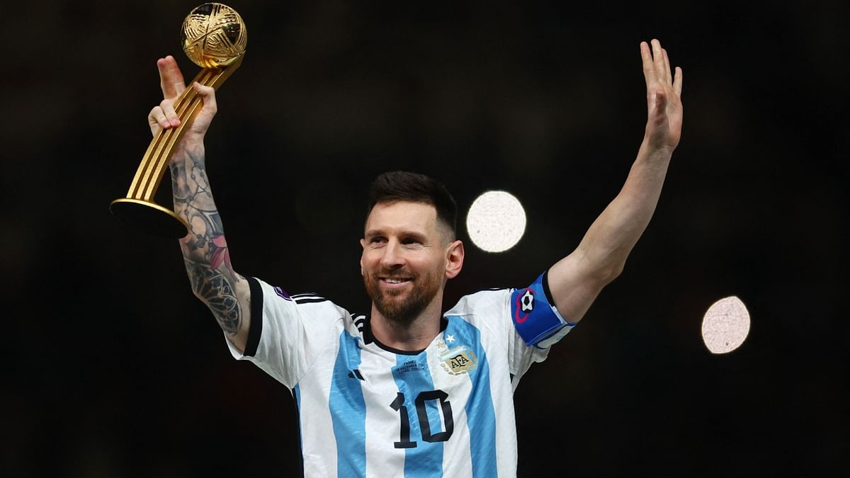 Argentina captain Lionel Messi won the Golden Ball award, given to the competition's best player. Credit: Reuters Photo