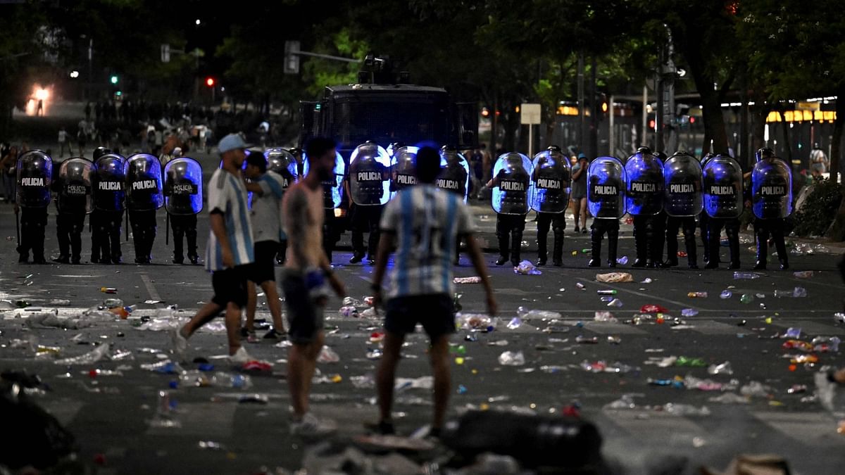In Pics | Argentina's victory parade ends in chaos