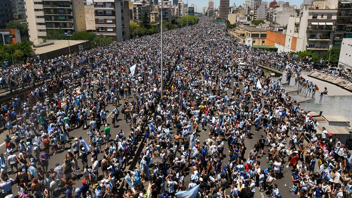 In Pics | Millions throng Buenos Aires streets to celebrate FIFA World Cup win, hero Messi