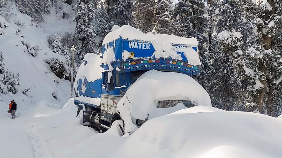 During this time, night temperatures were expected to drop several notches below the freezing point in Kashmir and Ladakh. Credit: PTI Photo