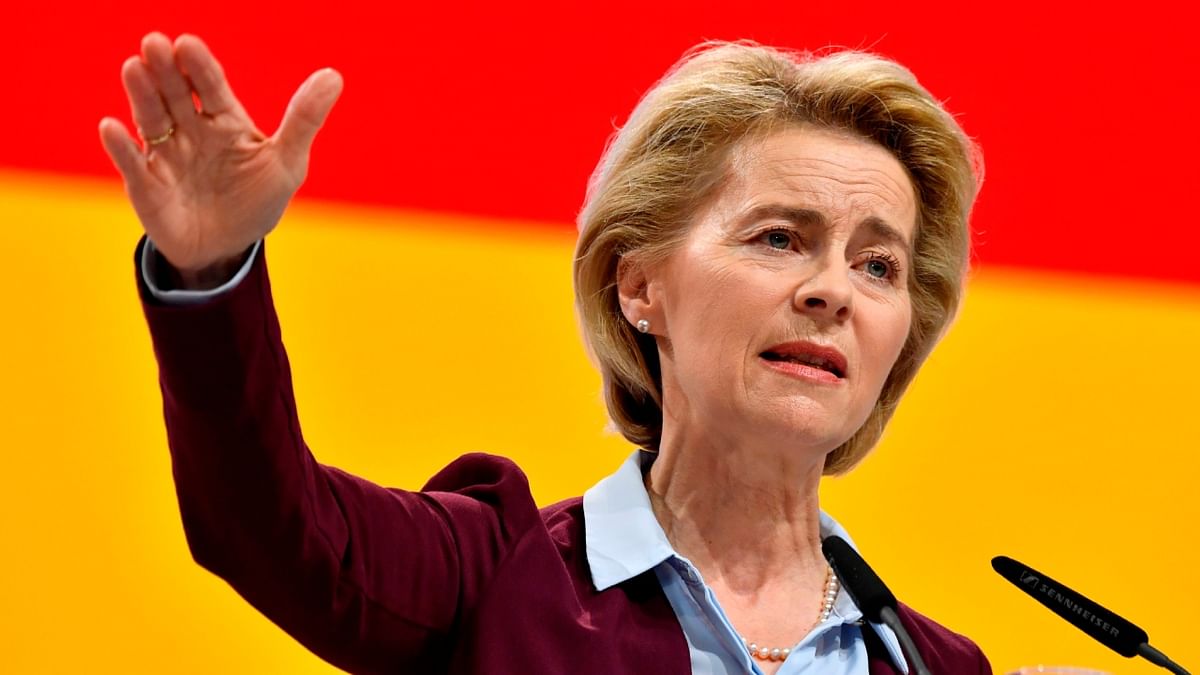 German politician Ursula von der Leyen, who scripted history by becoming the first woman to become the EU's Commission President has topped the list of Forbes 'Most powerful women' in the world for 2022. Credit: AFP Photo