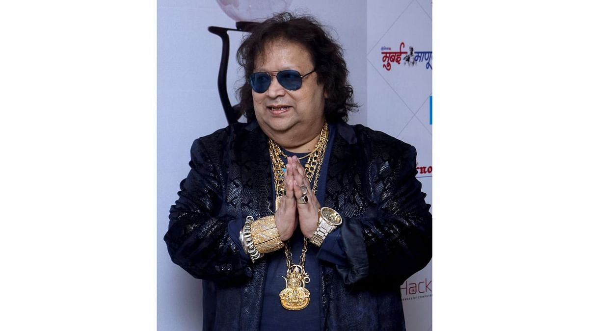 Bappi Lahiri, who heralded disco-pop and ruled Indian music industry in the '70s and '80s with a string of chart-topping songs, died following multiple health issues in February. Credit: PTI Photo