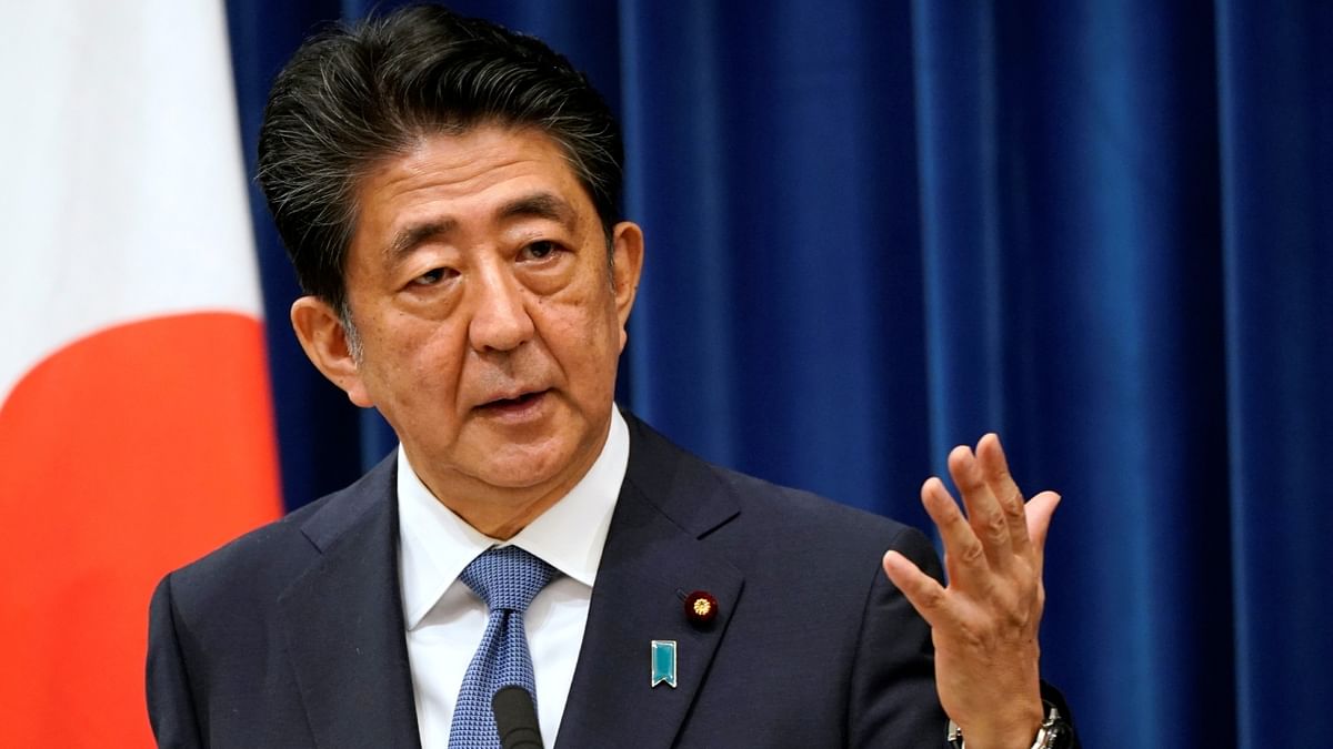 Japanese Prime Minister Shinzo Abe was fatally shot during a campaign speech in July. Credit: Reuters Photo