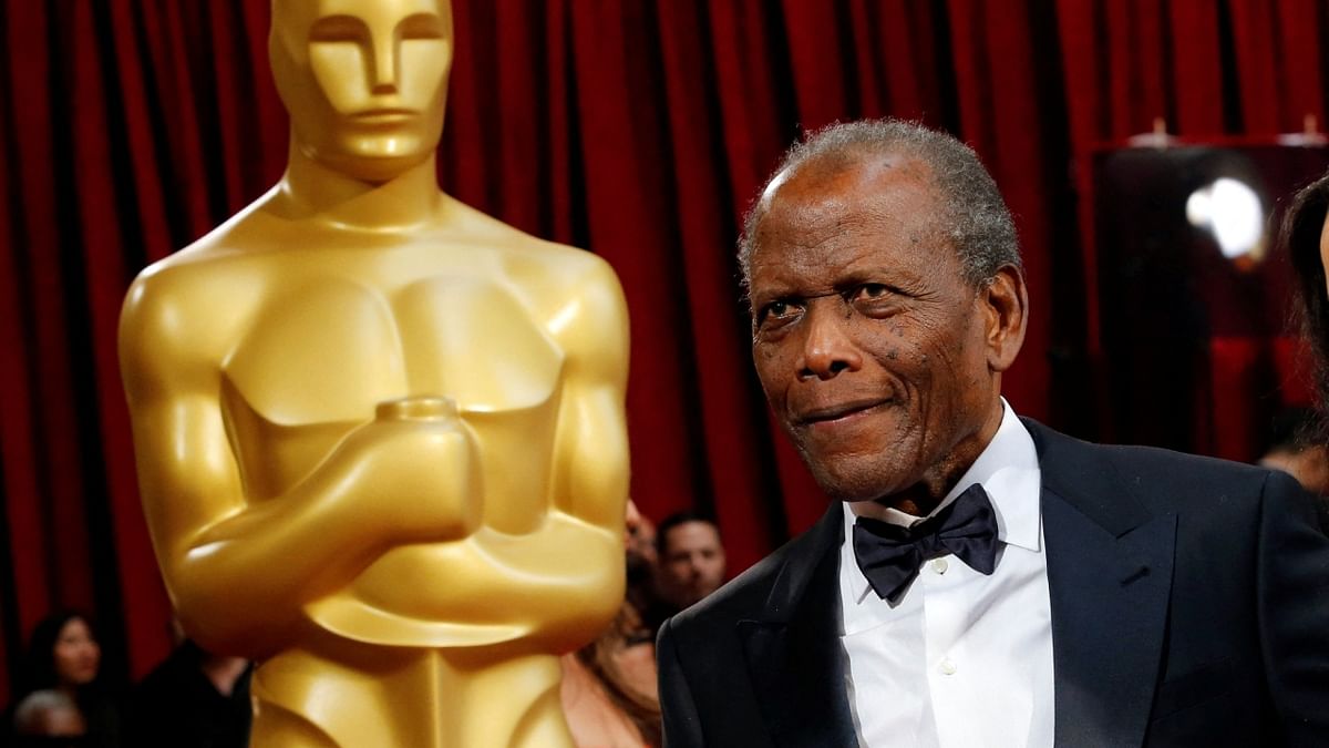 Actor Sidney Poitier, who played roles with such dignity that it helped change the way black people are portrayed on screen, died in January. Credit: Reuters Photo