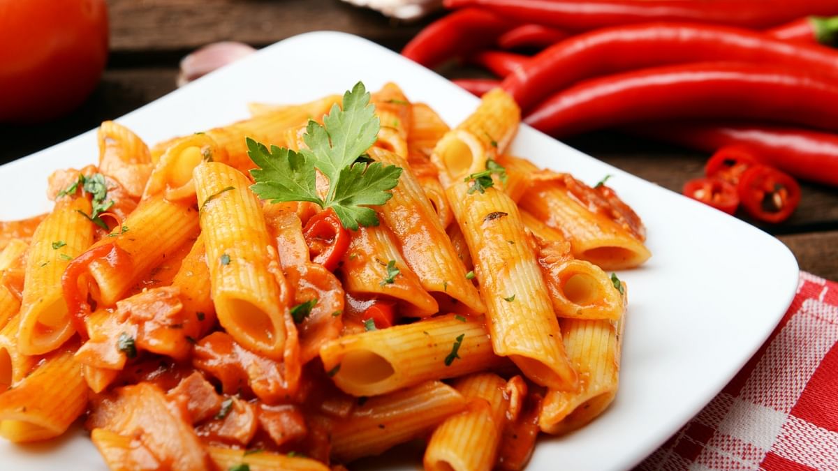 Pasta: Spaghetti and meatballs, penne primavera, and even lasagna can all be healthy options to prepare for the dinner on Christmas. Credit: Getty Images